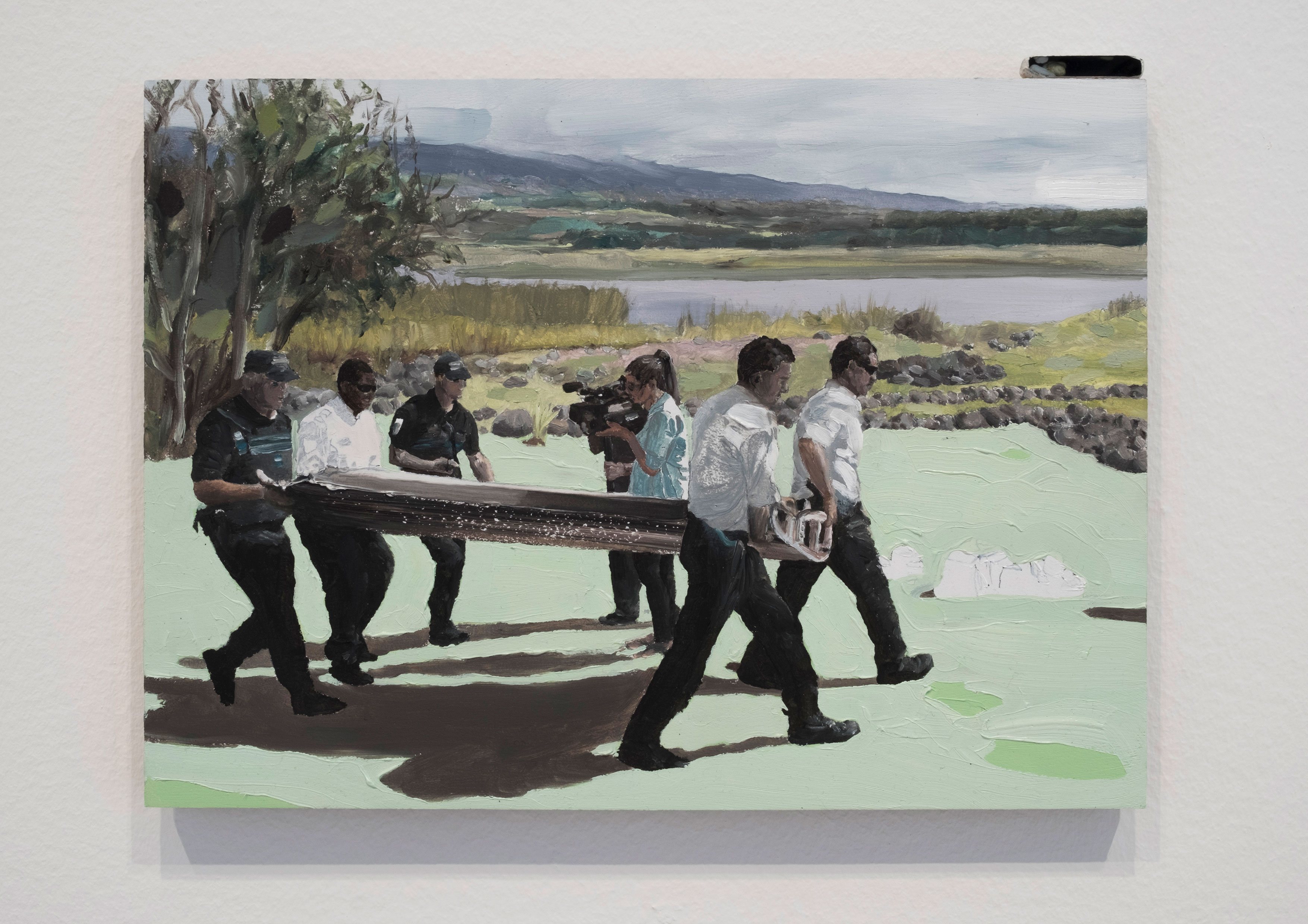 Reunion 3. 2019
Oil on mdf
29 x 40